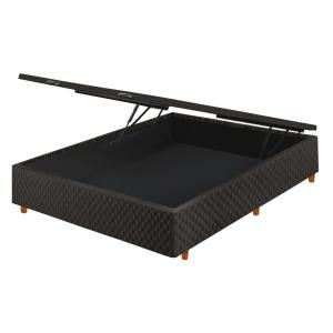 BOX OGGO C/ BAUL 138X188X030 QUADRICULADO NEGRO