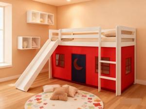 CAMA CASA C/ TOBOG. TOTALITA BL/RJ TOTB109-01