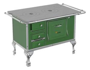 COCINA A LEÑA NATIVA N2 VERDE             >NAT-COCLEÑN2VE