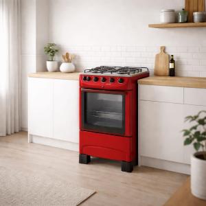COCINA ELDOM HESSE 4H S/G C/ENC. ROJO > 610006202
