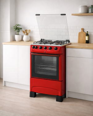 COCINA ELDOM HESSE 4H S/G C/ENC. ROJO > 610006202