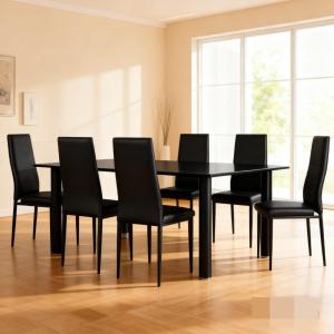 COMEDOR 1 + 6 AVATAR FULL NEGRO