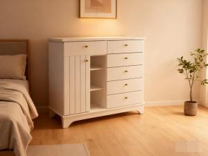 COMODA 6 CAJ. 1 PTA. PH1697 BLANCO > 50062928