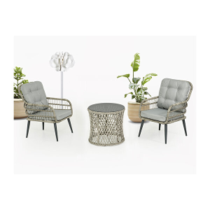 JUEGO DE JARDIN CAPRI PISA TEKLI GRIS    >700 GRI