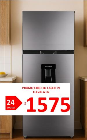 REFRIG. ELDOM NF 340 (334 LT) 2 PTA C/DISP FRIO SECO INOX