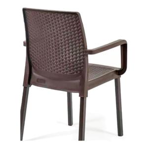 SILLA NAPOLI RATAN MARRON  (JGO TORONTO)