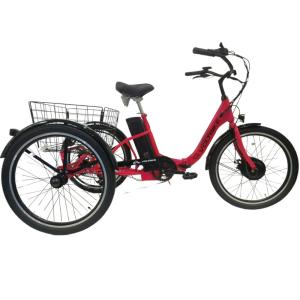 TRICICLO R 24 6V VOLTBIKE ELECTRICO C/ CANASTO 36V  RJ